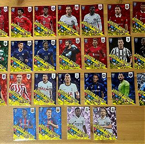FIFA 365 adrenalyn XL 2023 -LIMITED EDITION set 27 cards