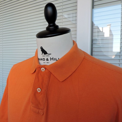 Polo Ralph Lauren Orange Custom Fit Short Sleeve Polo Shirt XL