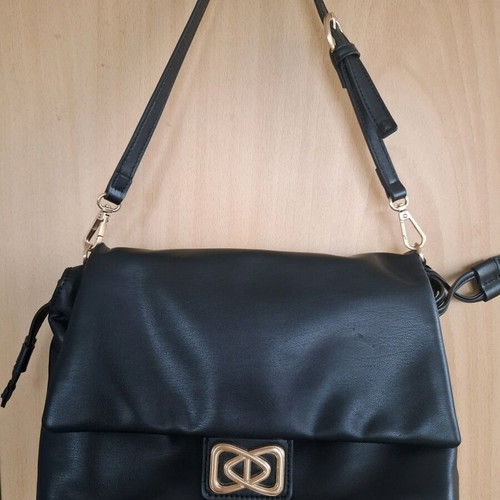 Aldo Eelinora Shoulder Bag like new, black with gold details