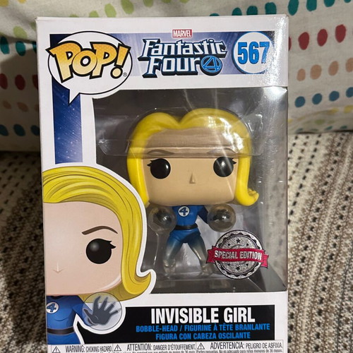 Funko Pop Invisible Girl Special Edition from Fantastic Four, new