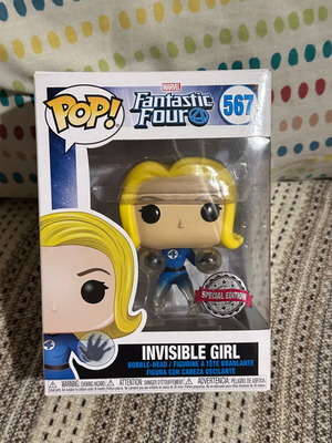 Funko Pop Invisible Girl Special Edition from Fantastic Four, new