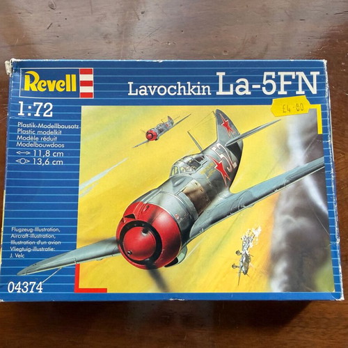 Revell Lavochkin La-5FN 1/72 model kit for assembly