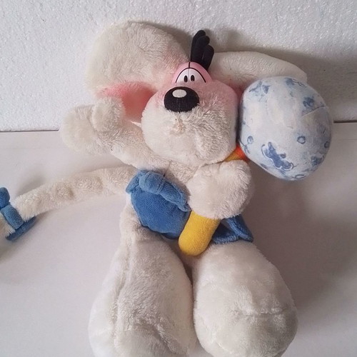 Mouse Diddl Thomas Goletz plush used with rattle
