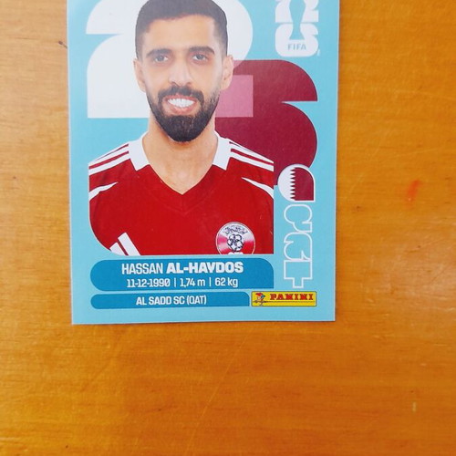 Hasan Al-Havdos World Cup Panini sticker 2026 Qatar