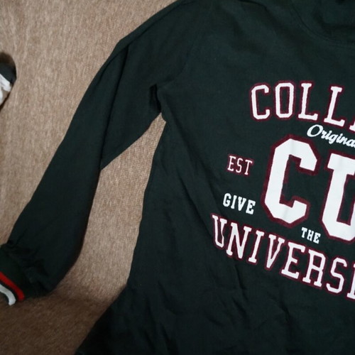 Men's green hoodie sweatshirt like new, size S