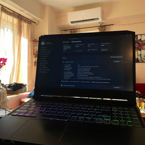Acer Nitro 5 gaming laptop, Intel Core i5, 32GB RAM, RTX 2060