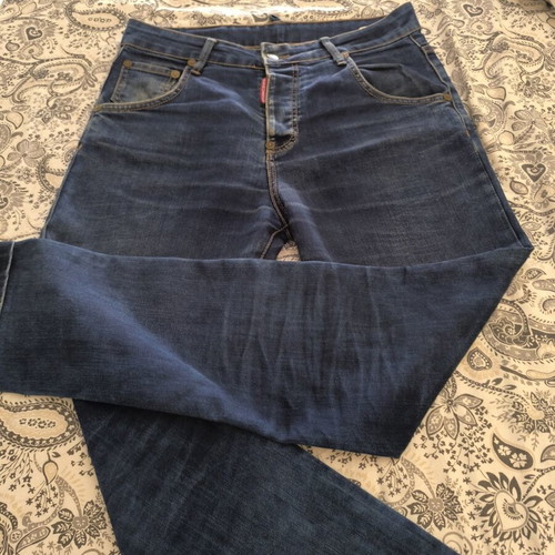 Dsquared2 men's jeans no 33 used, blue, size M
