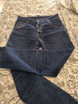 Dsquared2 men's jeans no 33 used, blue, size M
