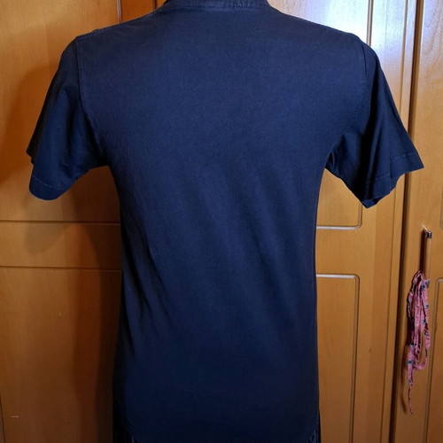 Adidas T-shirt used, size S, black and gold