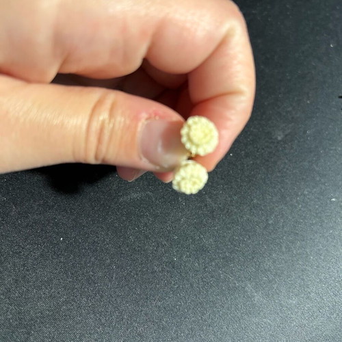 Flower earrings used