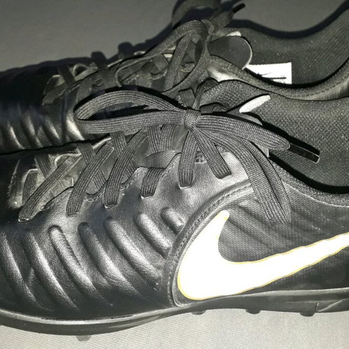 Nike Tiempo-x Rio Iv Tf JR football shoes size 43 like new, black