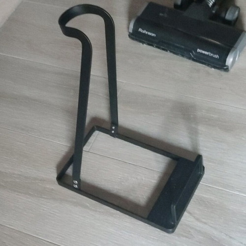Metal broom holder white new