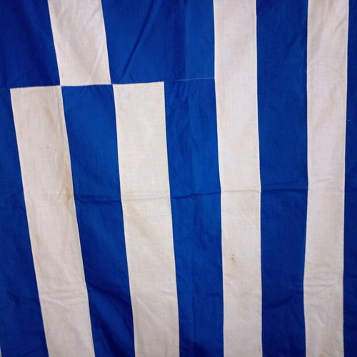 Old Greek flag used 1.32x72