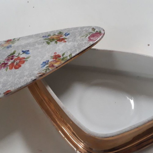 Porcelain dish used 17x12cm