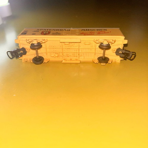 Lima H0 train wagon used Spatenbräu