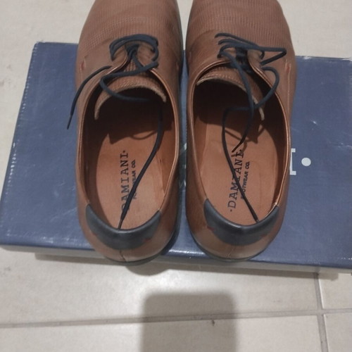Damiani men's shoes like new, size 43, brown moccasins