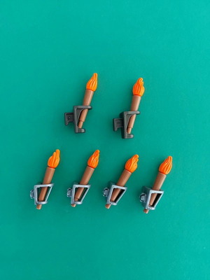 Playmobil πυρσοί για κάστρα, σετ 6