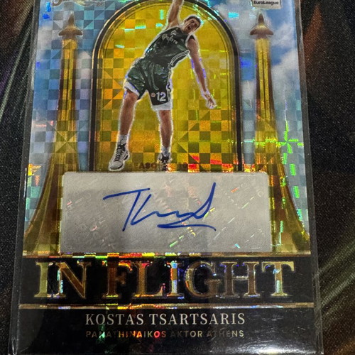 2025/26 Panini Select Euroleague Kostas Tsartsaris Autograph Gold /10