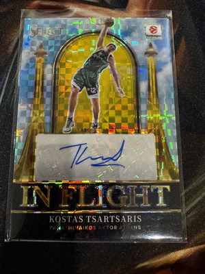 2025/26 Panini Select Euroleague Kostas Tsartsaris Autograph Gold /10