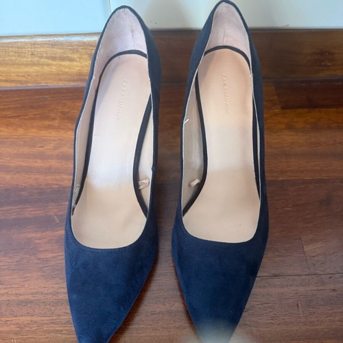 Zara blue pumps like new, size 38