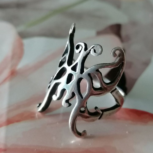 Silver women's butterfly ring 925 new