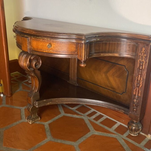 Entry console used, wooden