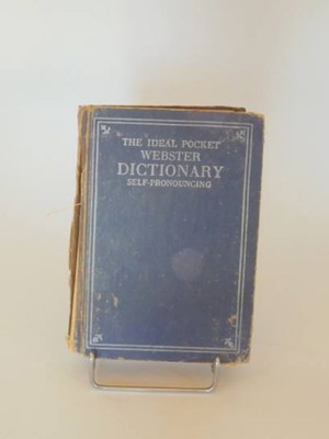 Vintage Pocket Webster Dictionary 1930s used
