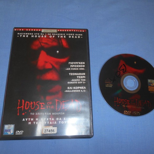 House of the Dead DVD used, horror with subtitles