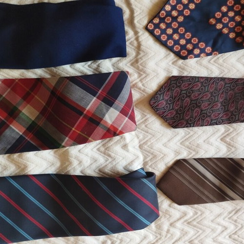 10 ties, assorted designs and colors