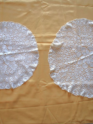 Handmade doily set new