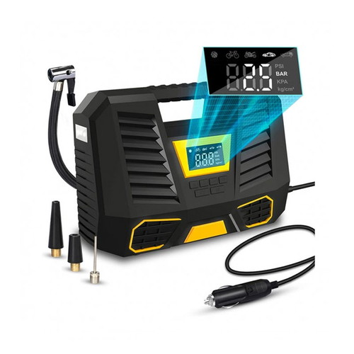 Air pump with LED display and digital pressure indicator, new