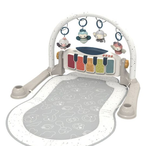Kikka Boo Fluffy Clavier Activity Gym with Music for Newborns new