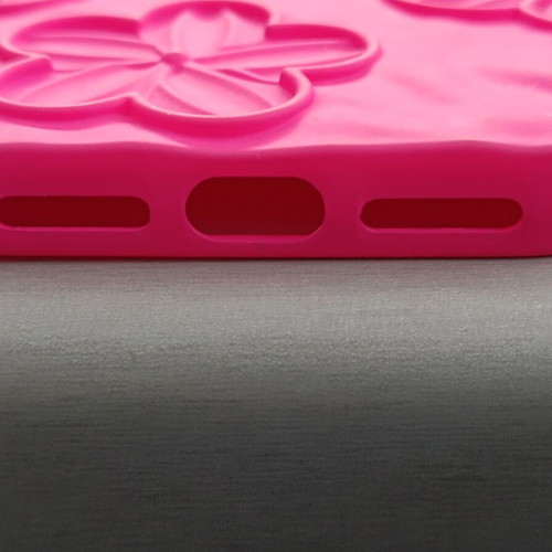 iPhone 11 Pull & Bear Puffy Floral Case new, hot pink