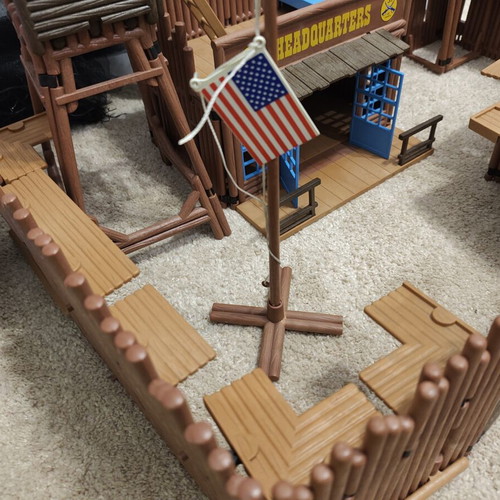 Playmobil Fort Bravo with extras used