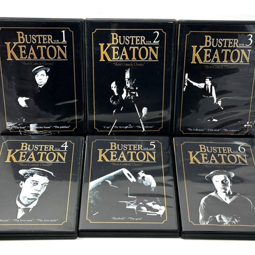 Buster Keaton Short Comedy Classics Box Set 6 DVD VCD like new with Greek subtitles