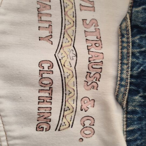 Levi's men's denim jacket, vintage 1989, blue