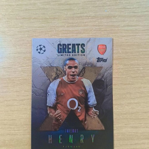 Topps Match Attax Rare Football Cards Lot - Ronaldo Black Edge, Bellingham Energy, Mbappé, Henry, Susic Auto