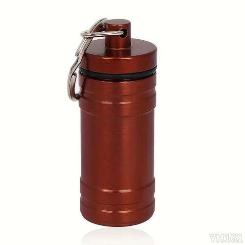 Keychain Barrel Case with Spoon New