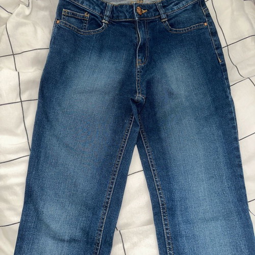 Straight line jeans used, size 38
