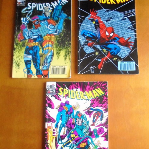Spider-Man French comics used, pack of 9 from the 90s