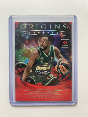 Jerian Grant κάρτα 2025-26 Panini Origins EuroLeague, σαν καινούργιο