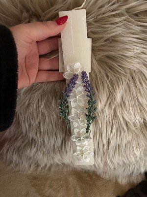 Handmade candle new, entirely hand crafted