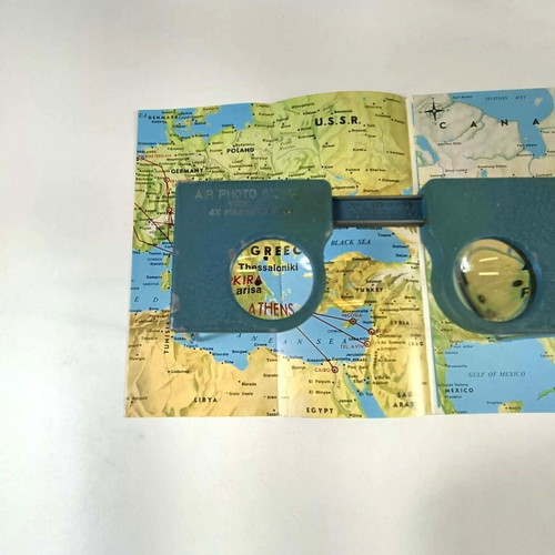 Vintage Air Photo Supply Corp PS-4 pocket stereoscope used