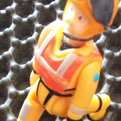 Vintage pilot miniature used, Prisma 2010 toy figure