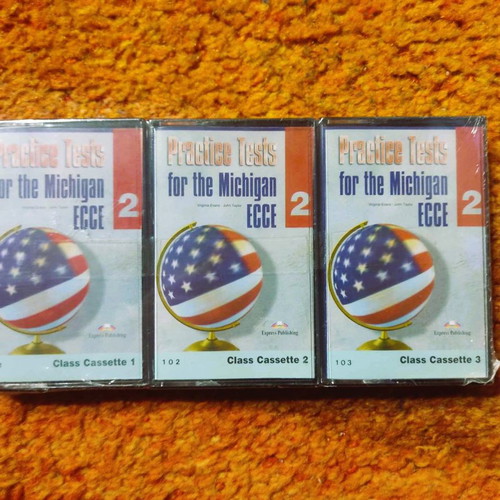 Practice Tests For The Michigan ECCE cassettes new, pack of 9