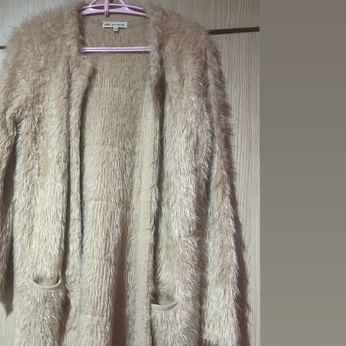 Desiree down jacket new, light pink and beige, size S