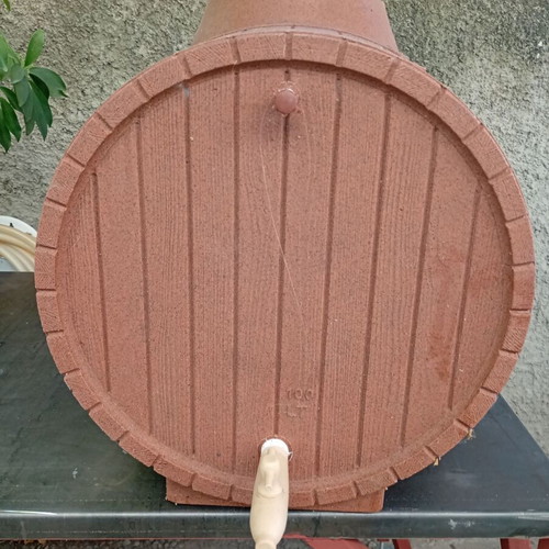 Plastic barrels 100 lt and 50 lt with 25 lt glass demijohn