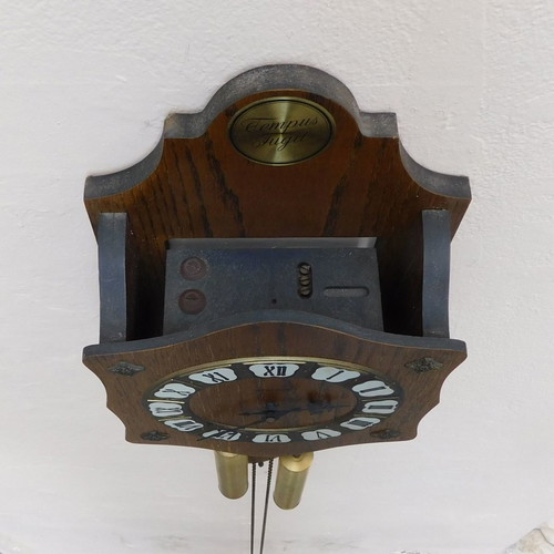 Staiger wall clock German vintage, about 80 years, analog