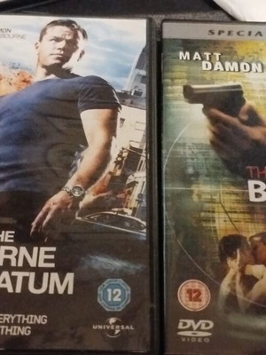 The Bourne Identity and The Bourne Ultimatum DVD bundle like new