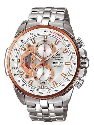 Casio EF-558D-7AVUDF wristwatch, rose gold